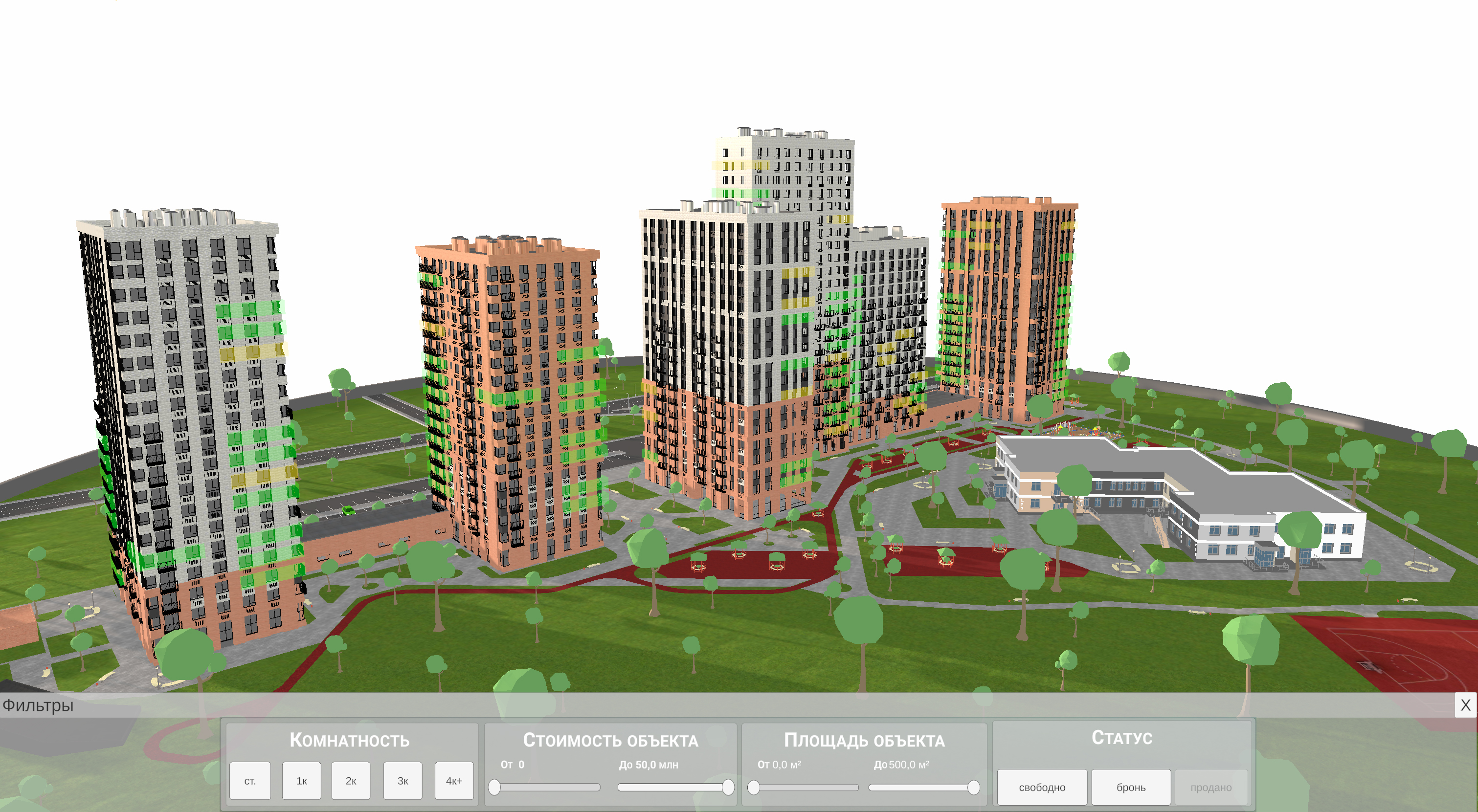 Lightweight 3D model for the website