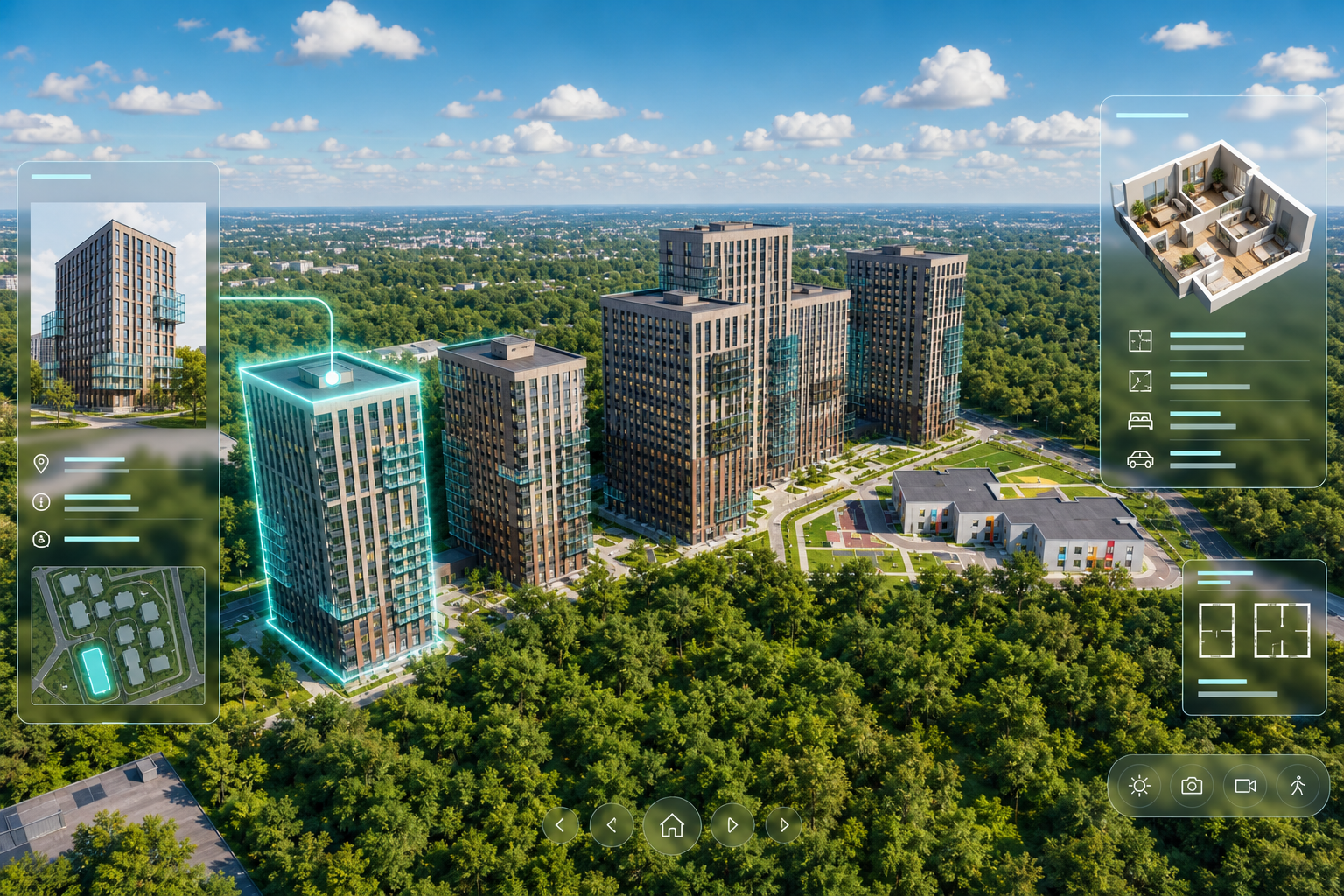Interactive 3D tour